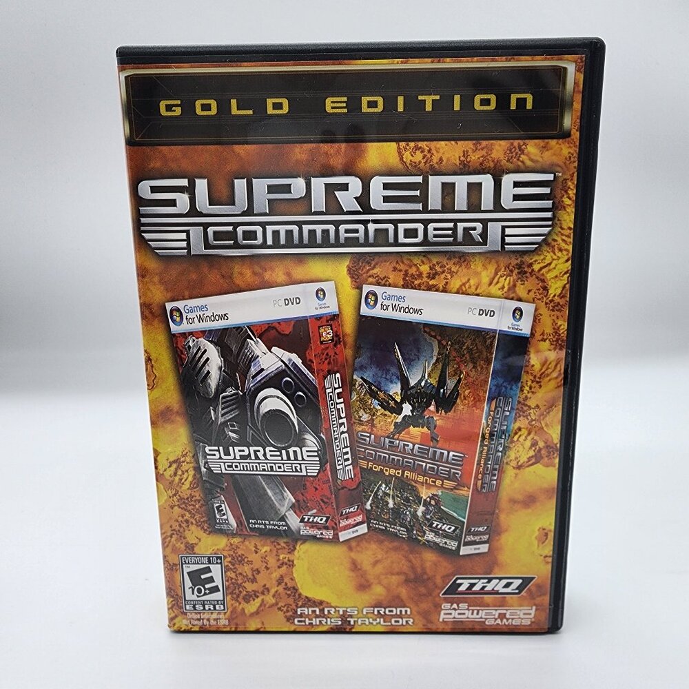 Supreme Commander Gold Edition PC Game Forged Alliance with Manual & Key